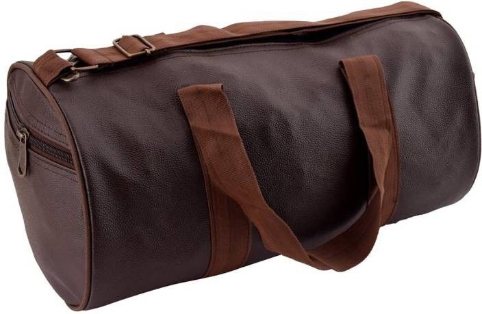 vk fashions 25 L Gym Duffel Bag - Leatherite Gym Bags For Men Fitness Bag/ Fitness Gym Bag/Sport Bag - Brown-picture-24
