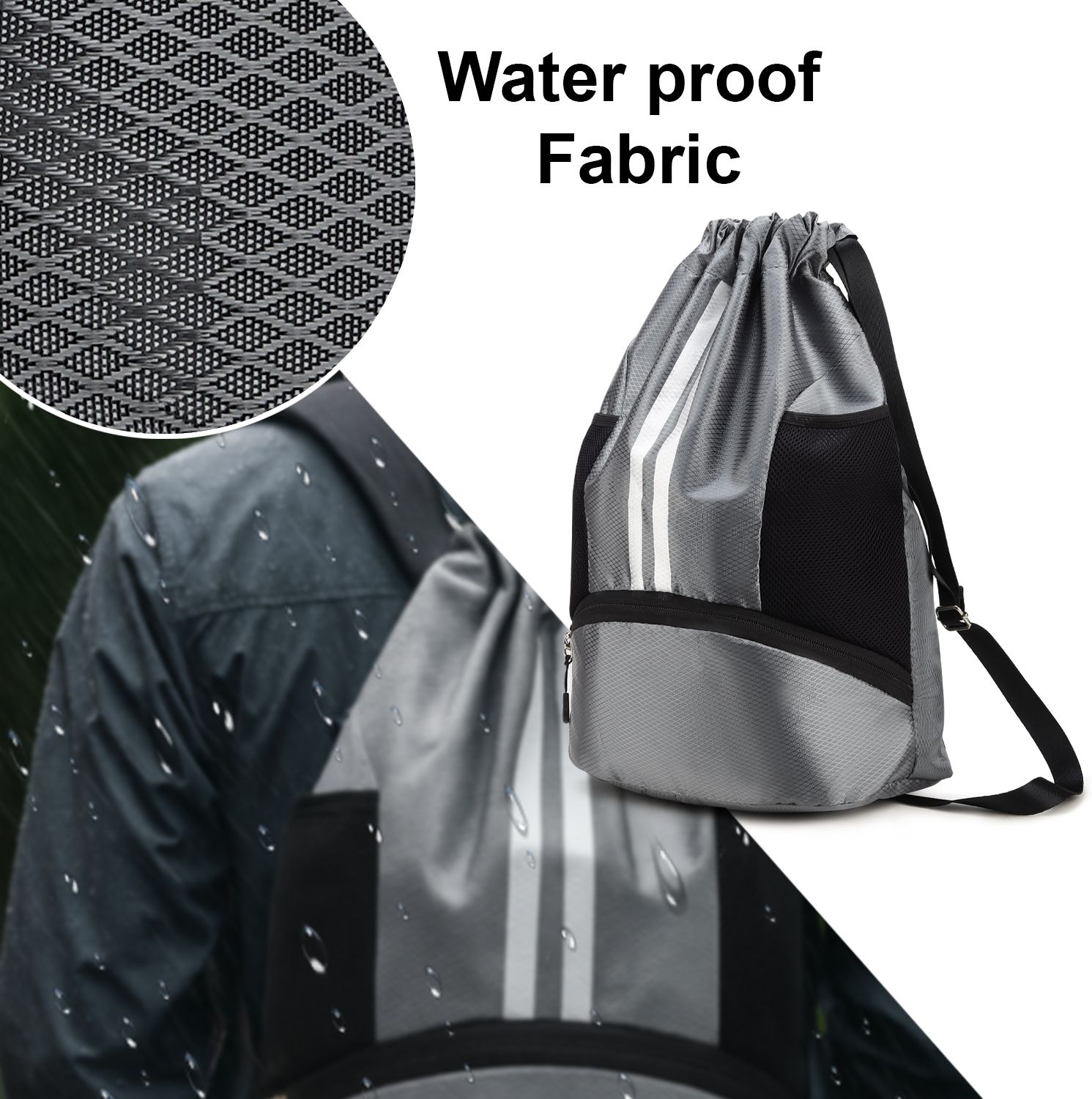 Quality Basketball Bag Gym Backpack Dedicated Shoe Compartment 30L-image-16