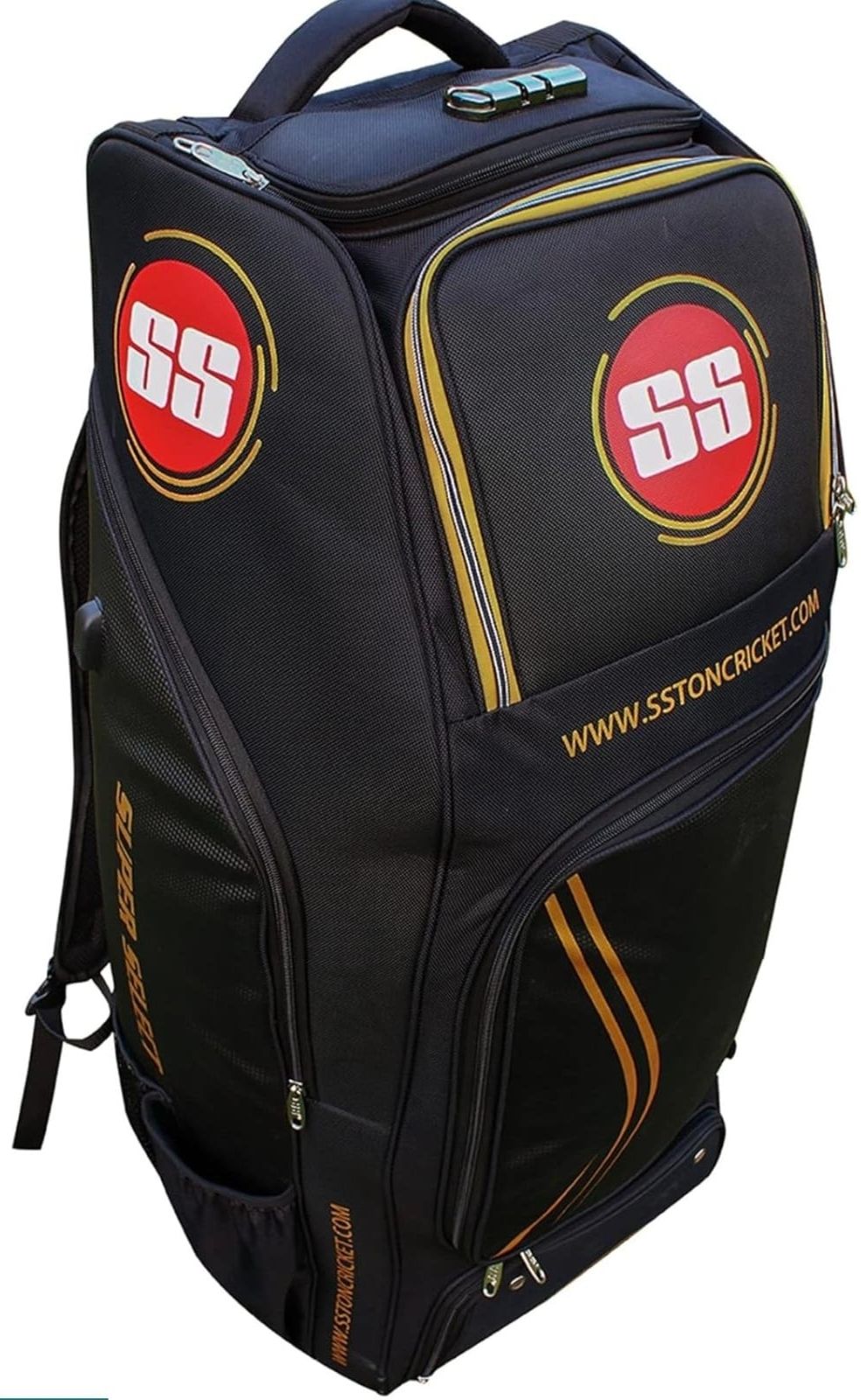 BS Super Select Duffle Full Size Cricket Kit Bag Black Kit BaG-image-20