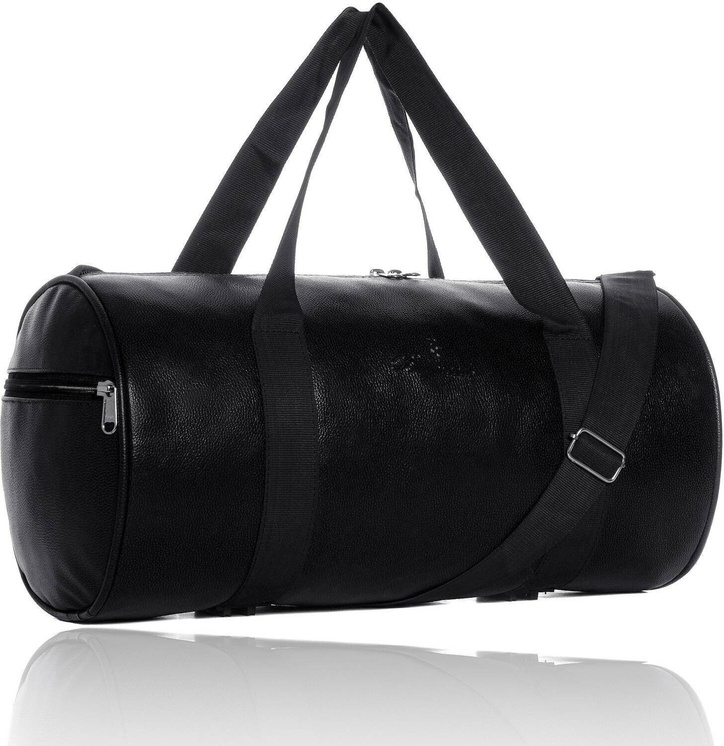 20 L Gym Duffel Bag - DB_UNISEX GYMER BAG COOL LOOK BLACK COLOR 5001 - Black