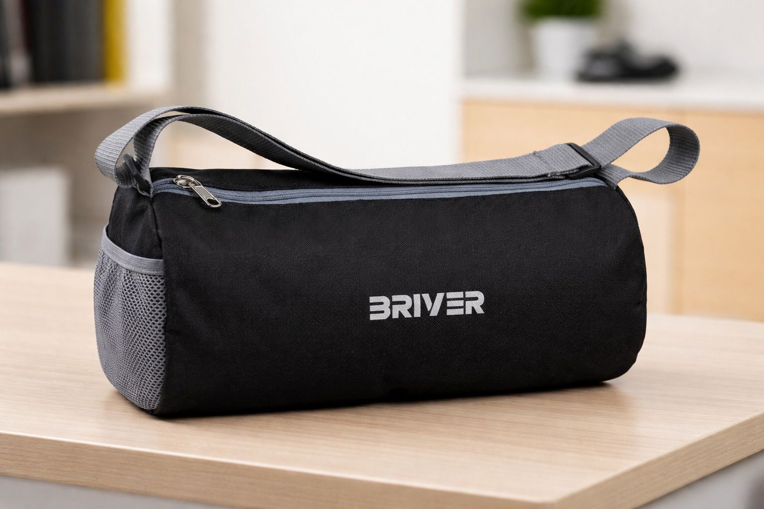 13 L Gym Duffel Bag - Briver Gym Bag - Black-image-15