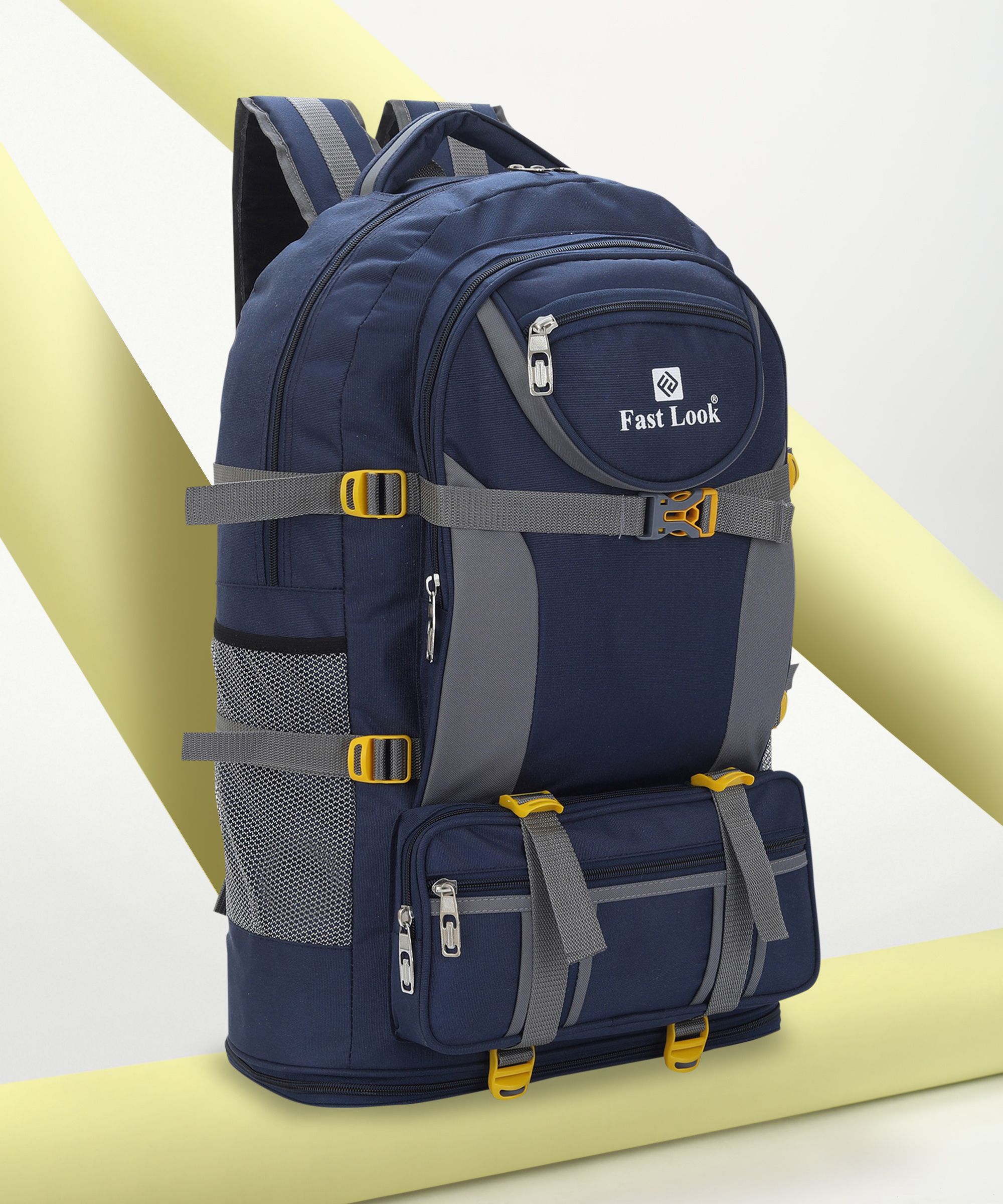 Expandable Travel for Outdoor Sport Camping Hiking Trekking Bag-Blue