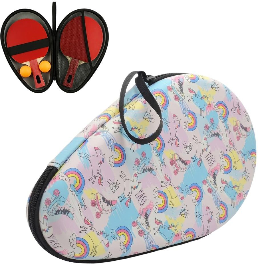 gustave Table Tennis Paddle Bag Hard Shell Case for Rackets and Balls Protection-picture-3