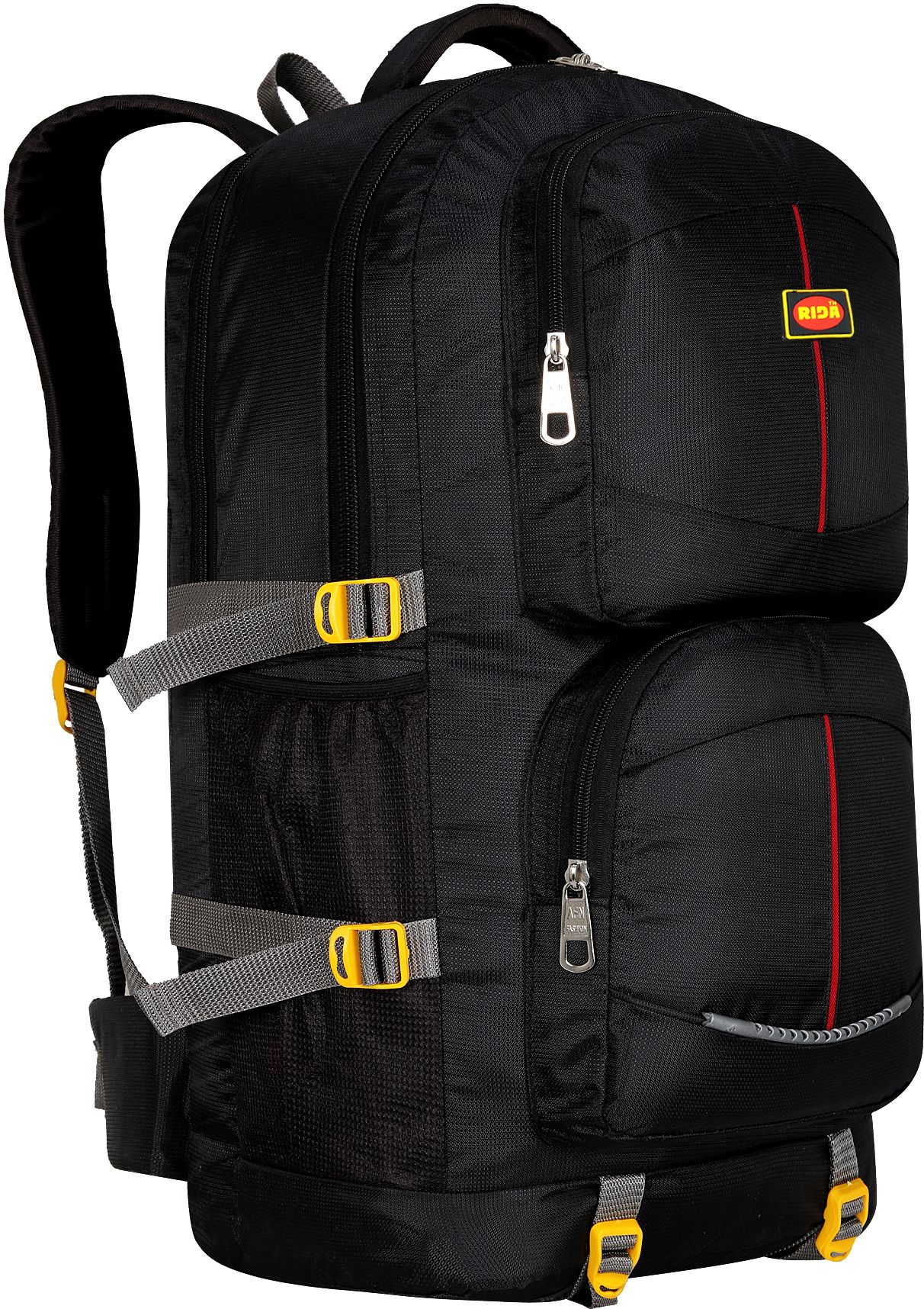 rida Hiking Mountaining Trekking Travel Bag pack & Rucksack-01 Black-picture-11