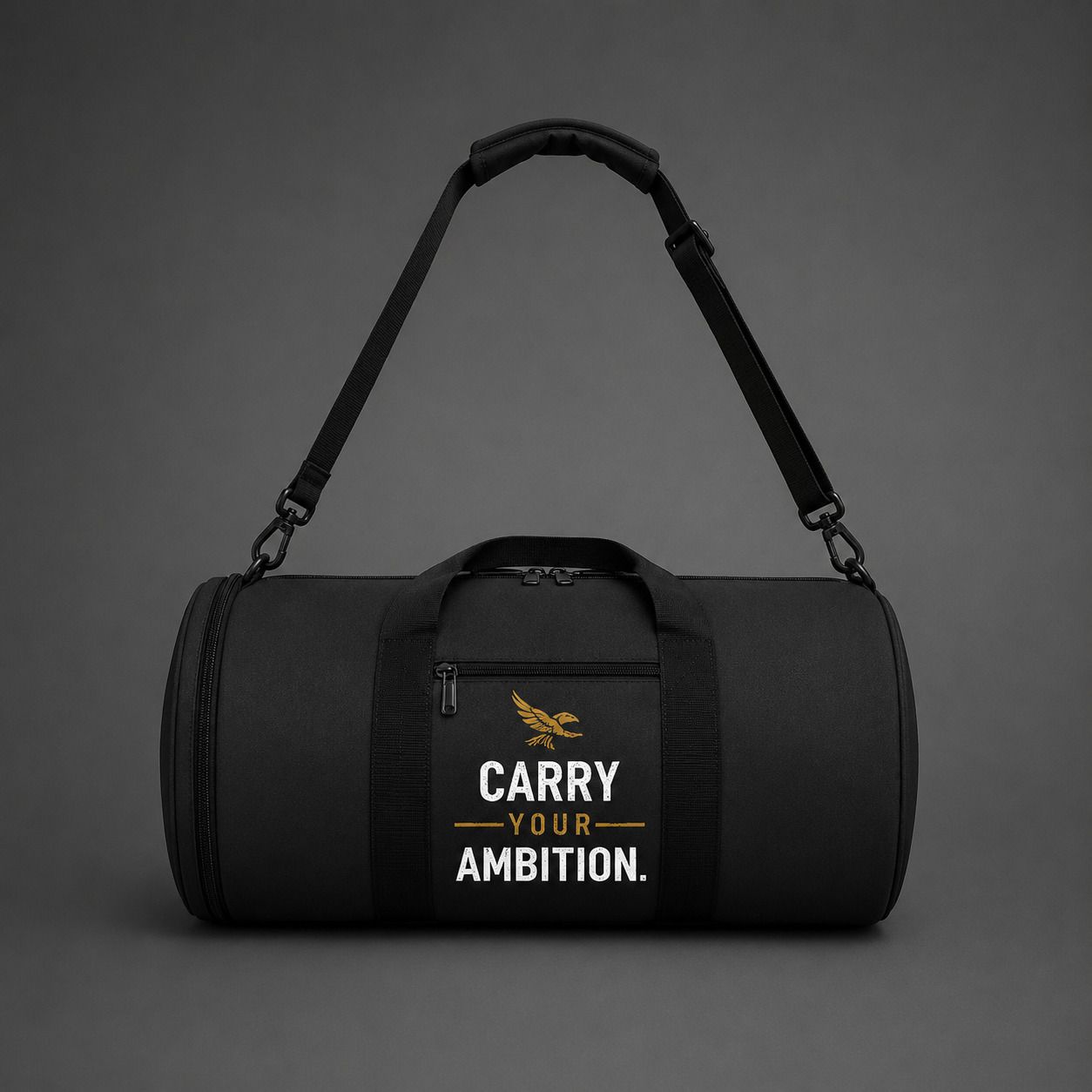 Black Multipurpose-Sports GYM Duffle Carry Bag-image-1