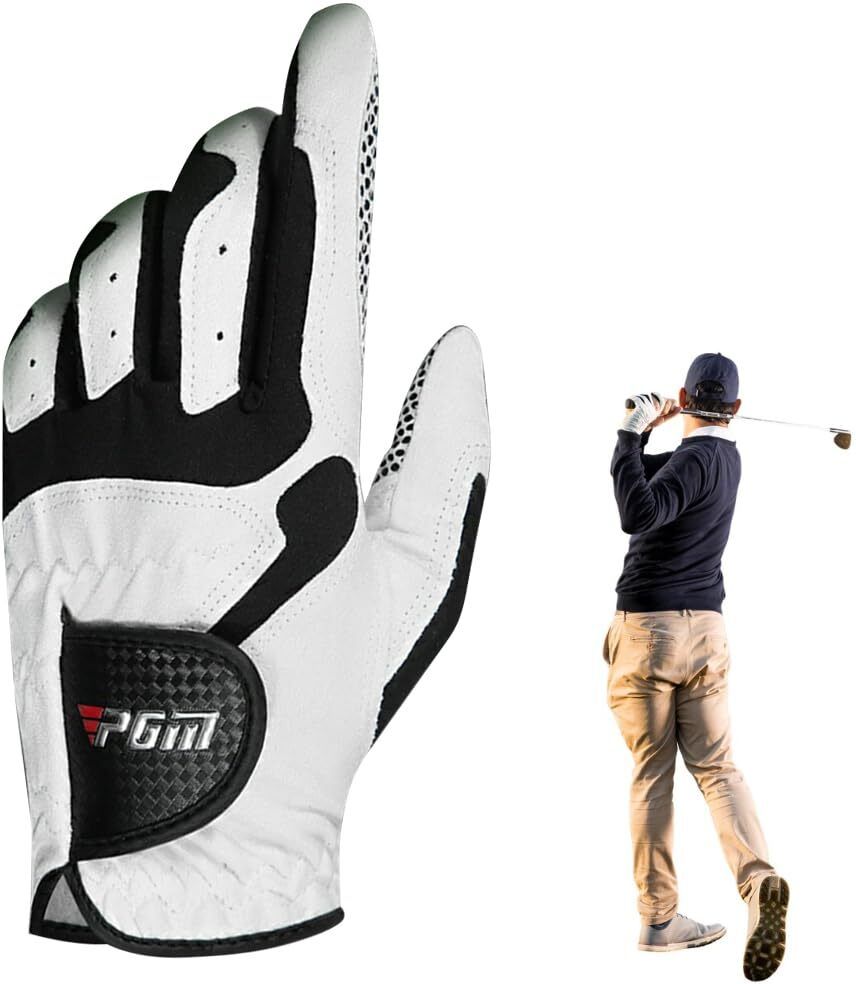 gustave Mens Left Handed Golf Glove Breathable Nonslip High Elastic XL Size Golf Gloves-picture-37