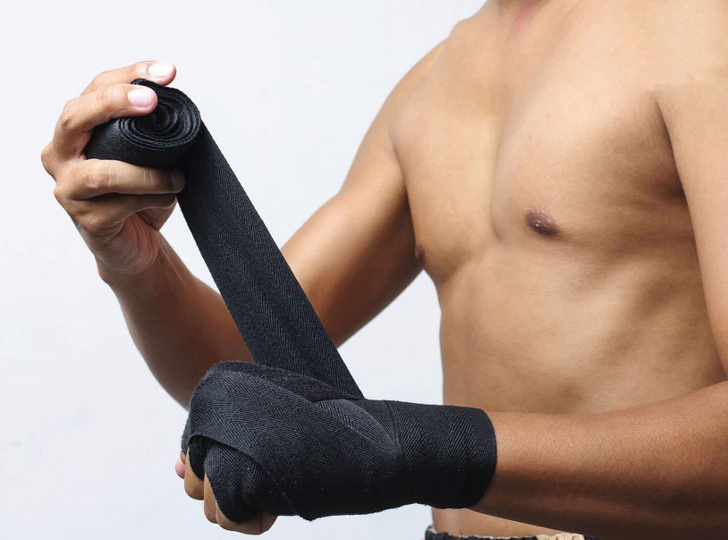 gtn Boxing Hand Wrap & Hand Bandage Black Boxing Hand Wrap Boxing Hand Wrap-picture-14