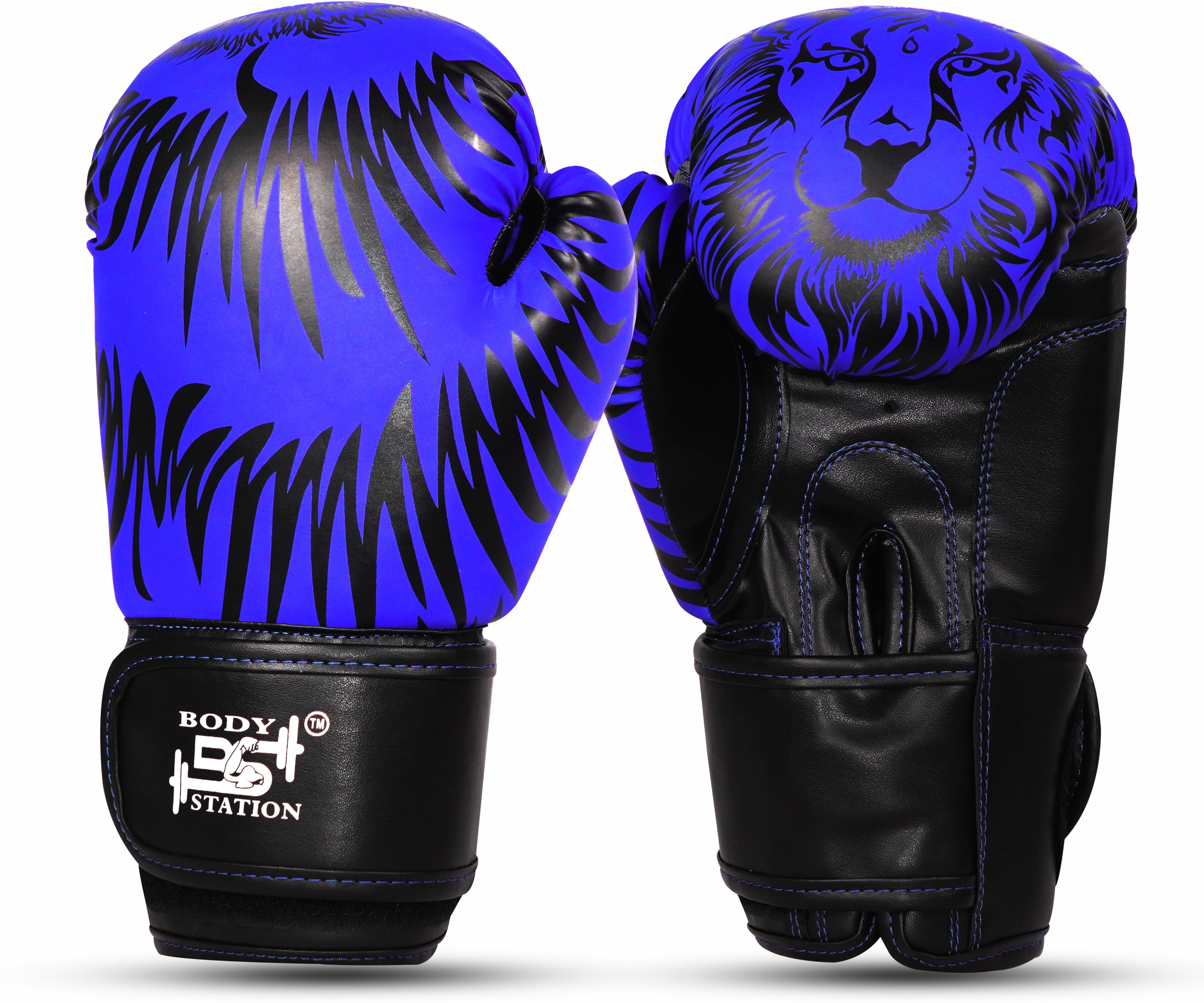 bodystation Longlasting Faux Leather MMA Everlasting Training Lion Boxing Gloves-picture-16