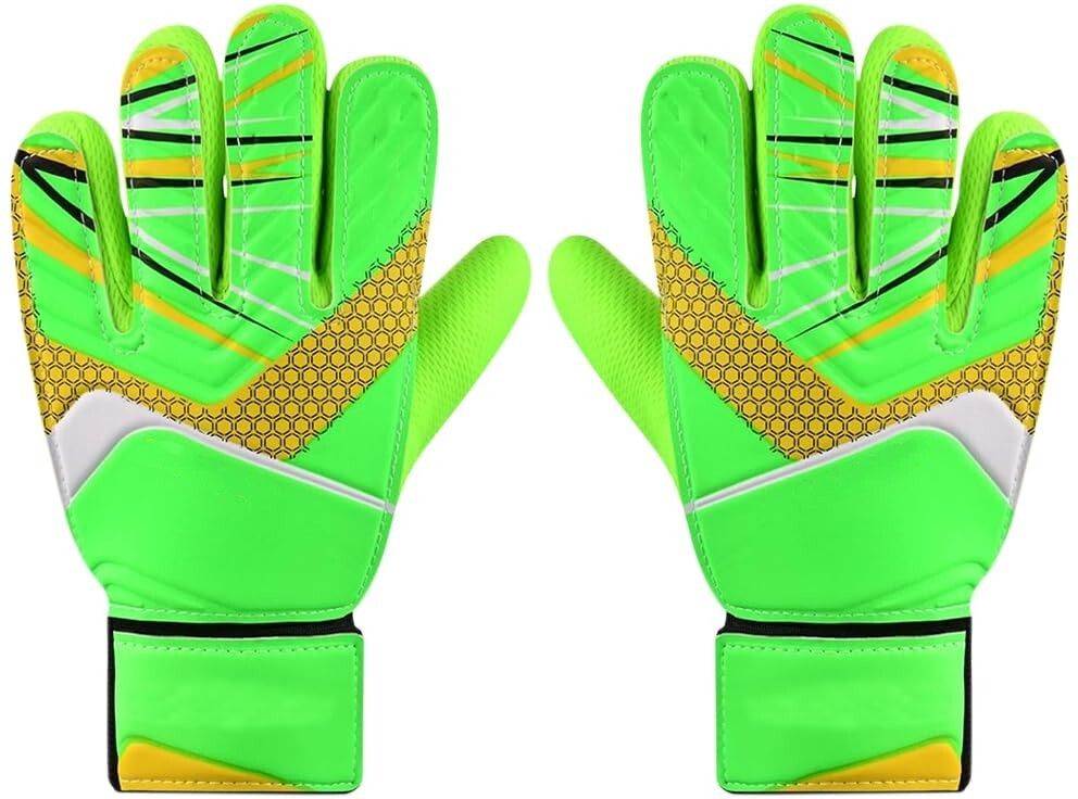 nema Kids Football Goalkeeper Gloves - Green - Size 5 Goalkeeping Gloves-picture-10