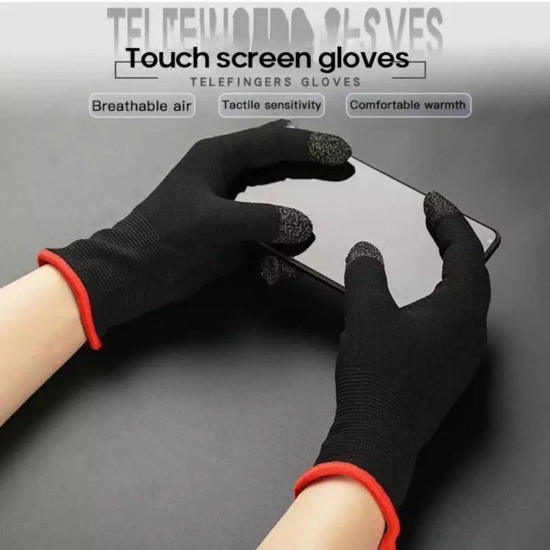 Full Hand Glove Anti-Sweat Sleeve Touchscreen Gloves for All Mobile Gaming Gym & Fitness Gloves