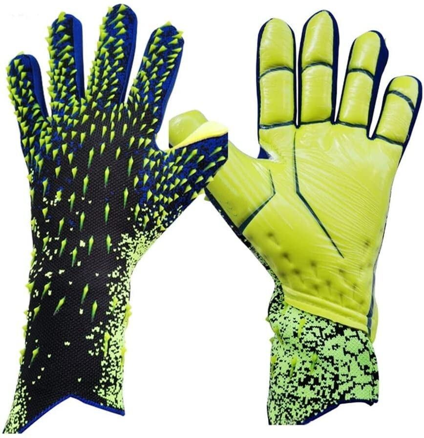 nema Strong Grip Non Slip Wear-Resistant Goalie Gloves - Green - Size 7 Goalkeeping Gloves-picture-7