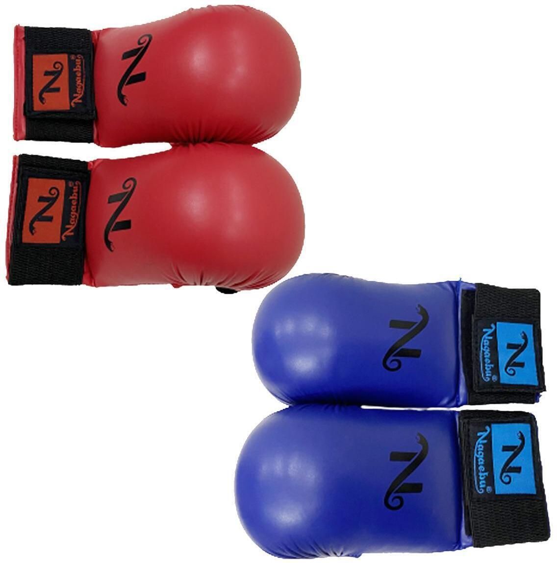 KARATE GLOVES RED AND BLUE Martial Art Gloves-image-36