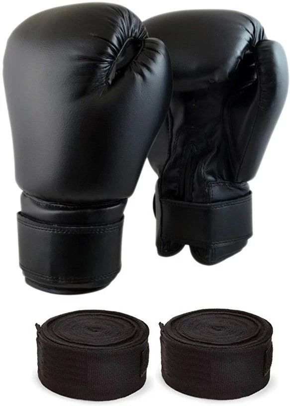 Training Handwrap (Tape) Boxing Gloves