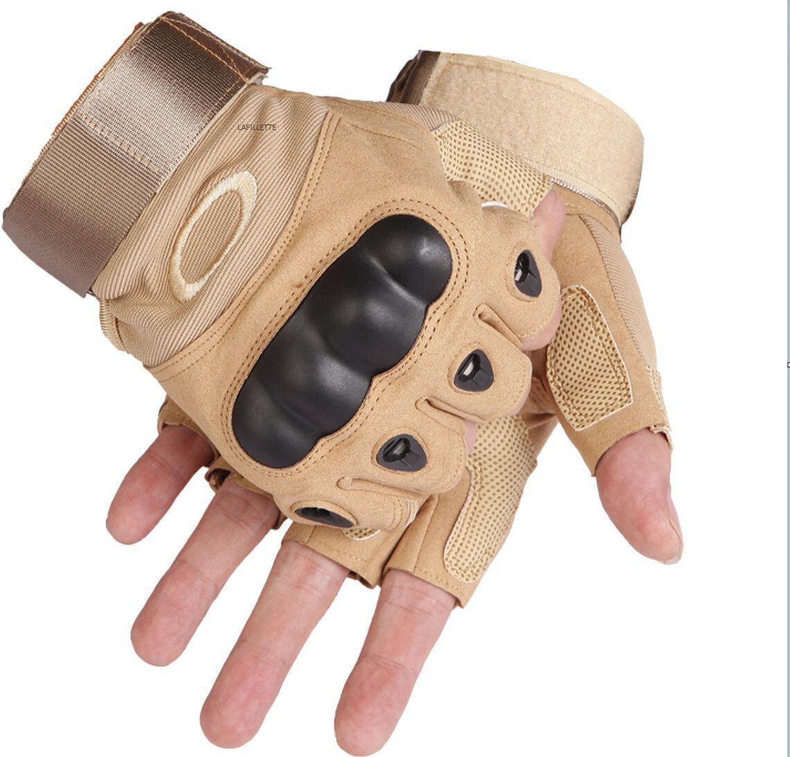 kajri Half Finger Hard Knuckle Motorcycle Army Shooting Outdoor Breathable_AA Gym & Fitness Gloves-picture-31
