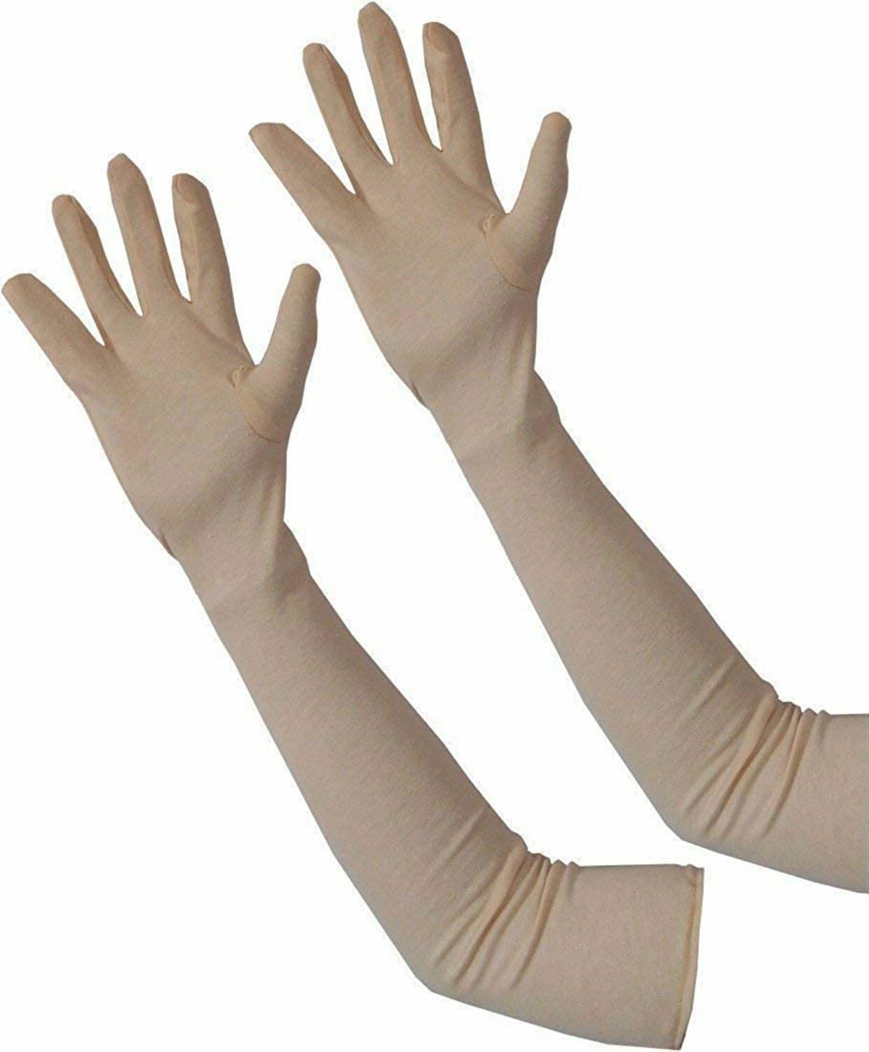 house of common Women's Cotton Full Hand arm sleeve Gloves for Sun Protection SKIN-03 Cycling Gloves-picture-14