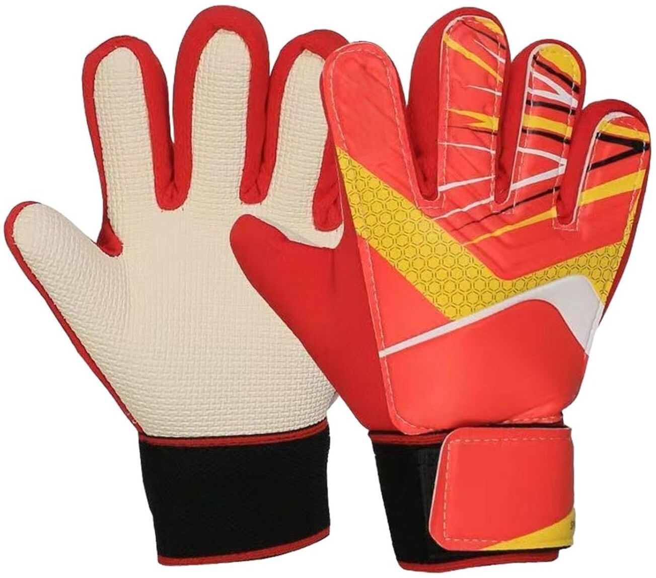 nema Kids Football Goalkeeper Gloves - Red- Size7 Goalkeeping Gloves-picture-4
