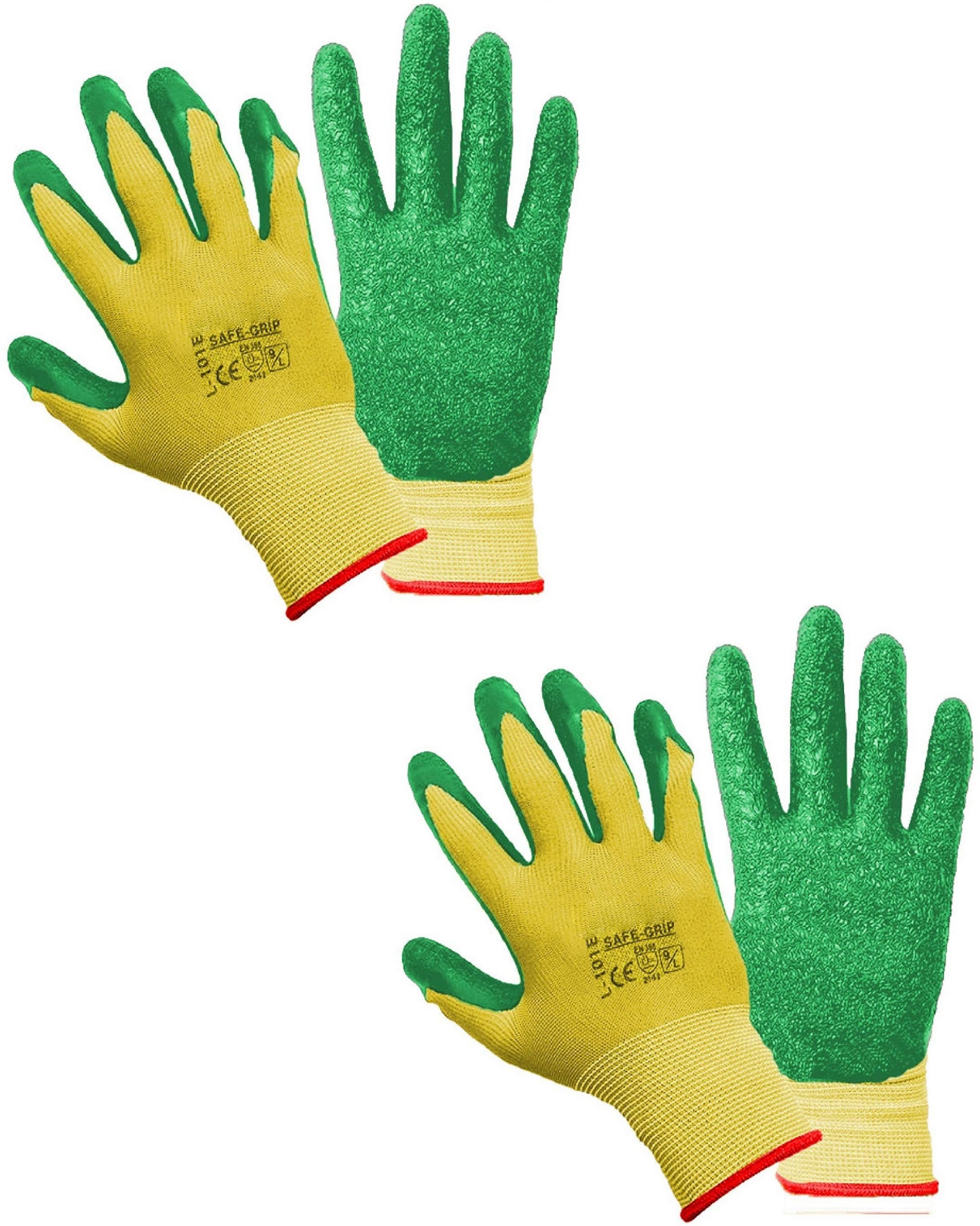 Safety Nylon Cut Resistant Hand Gloves Latex Coated for Climbing, Construction Climbing Gloves