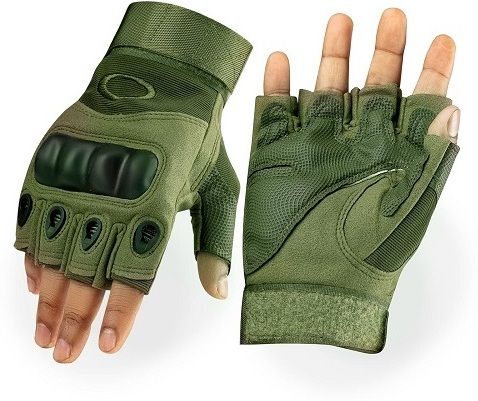 Gloves with Rubber Knuckle Protection, Anti-Slip Grip & Palm Padding Gloves Riding Gloves-image-34