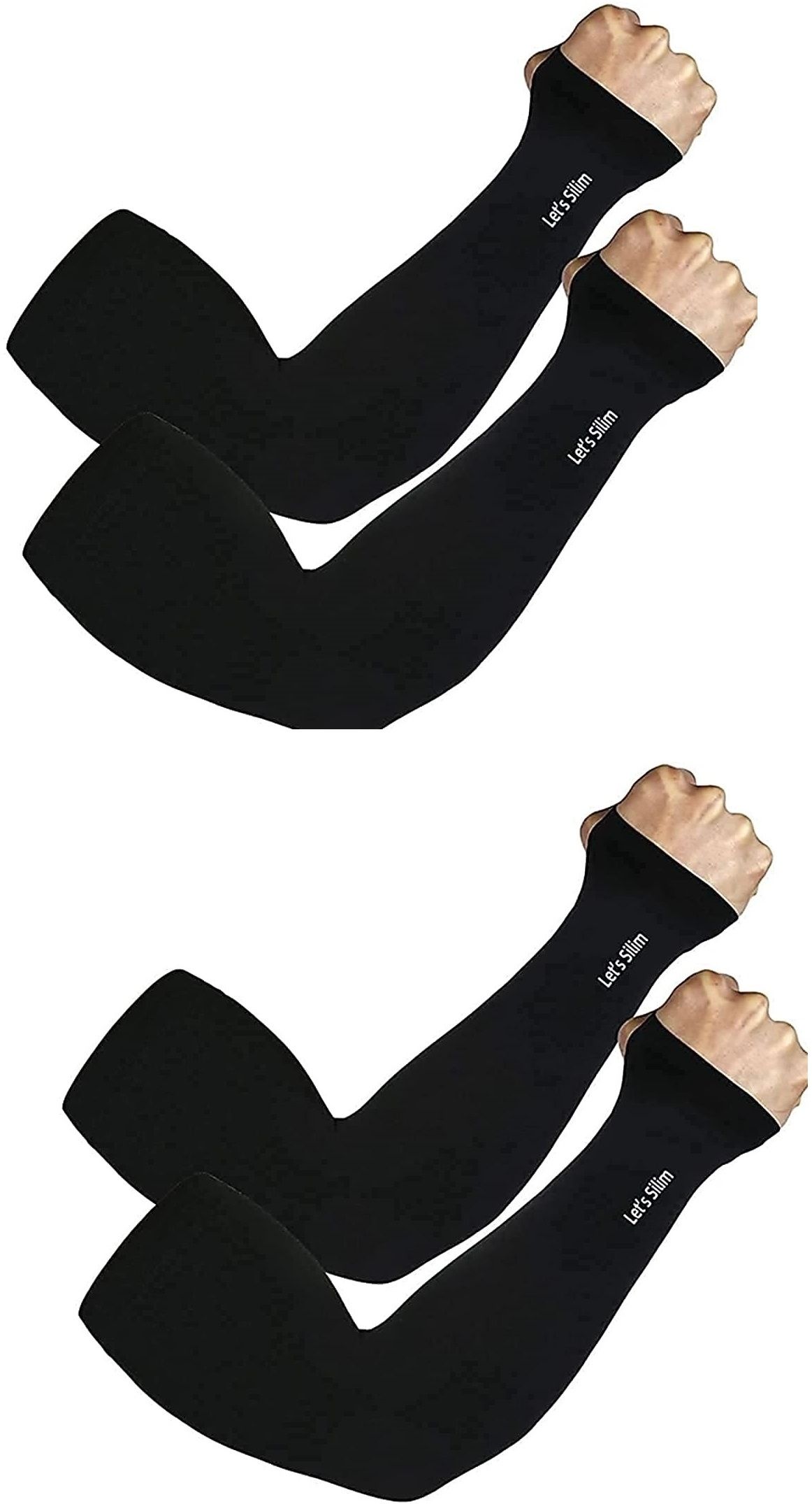 lets slim cool summer sports sleeves for men and women for driving and riding Cycling Gloves-image-16