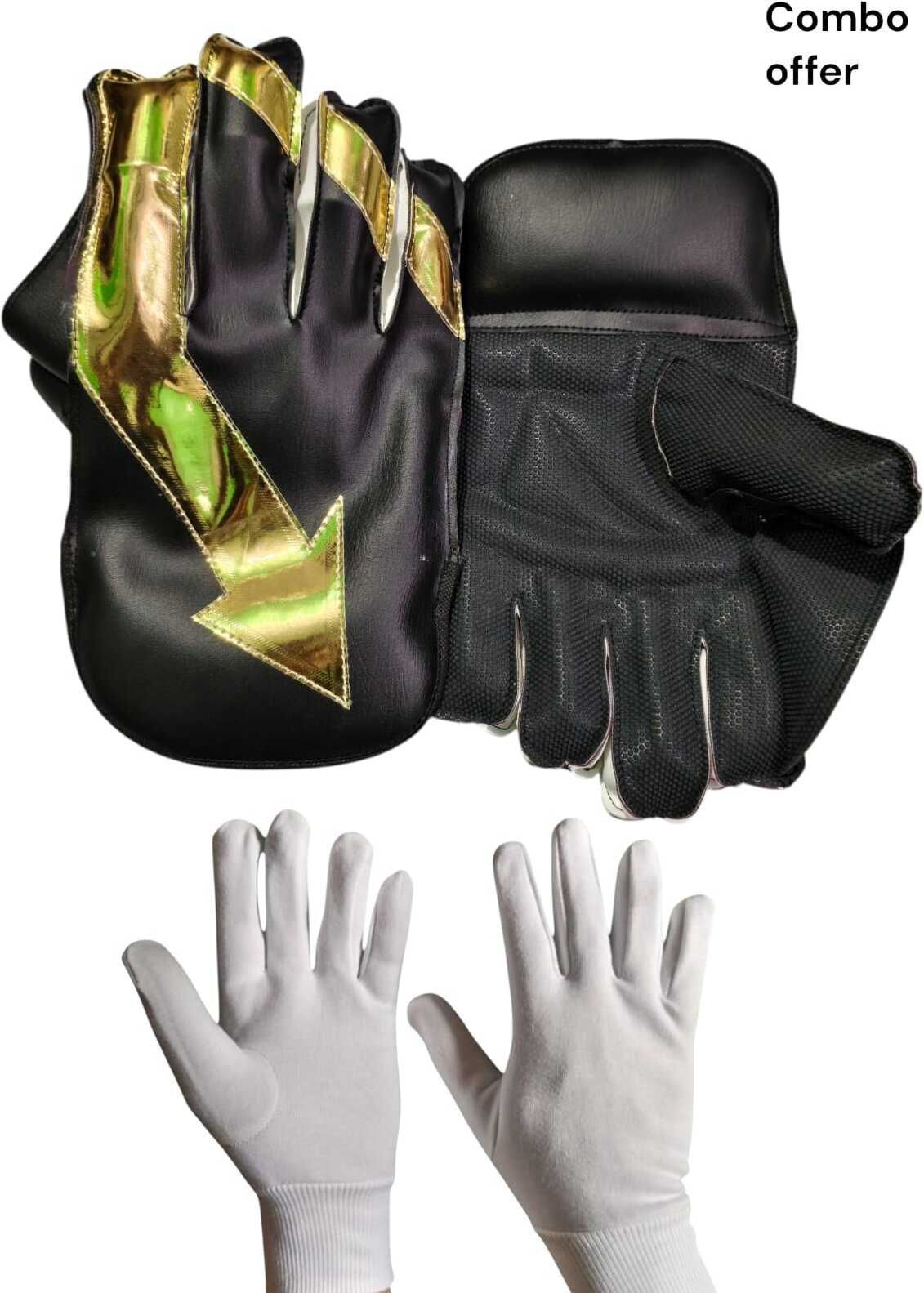 WEEKET-KEEPING GLOVES WITH INNER GLOVES, CATCH WITH EASE Wicket Keeping Gloves-image-29