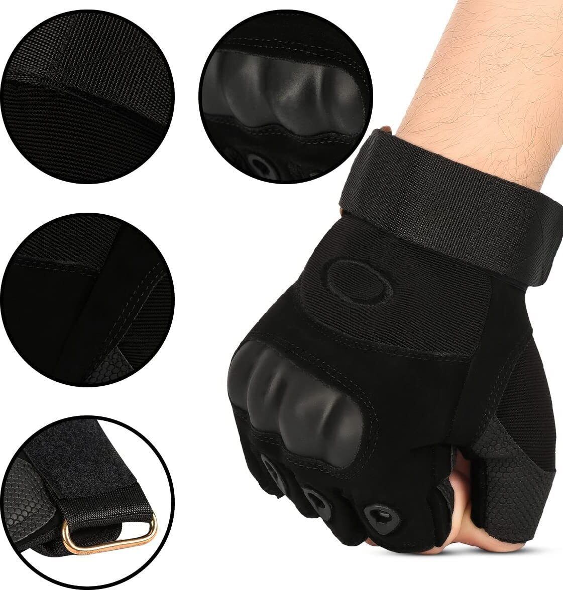 Half Finger Anti-Slip Gloves for Men & Women Riding Gloves Gym & Fitness Gloves
