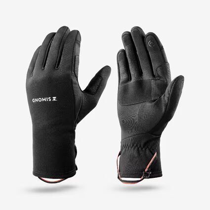 Adult Trekking Winter Gloves Full Finger Outdoor Gloves – BLACK Gym & Fitness Gloves