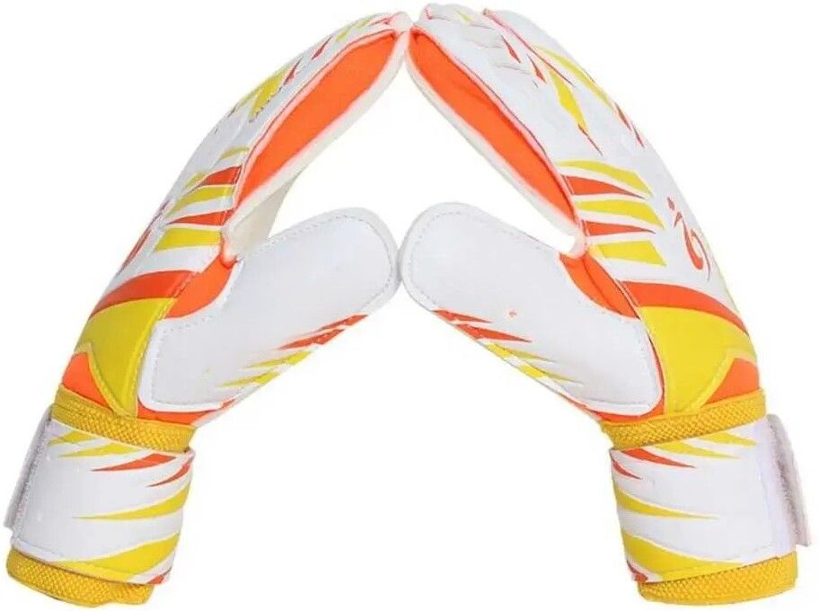 nema Kids Anti-Slip Junior Football Gloves Goalie Gloves - Orange -Size 6 Goalkeeping Gloves-picture-10