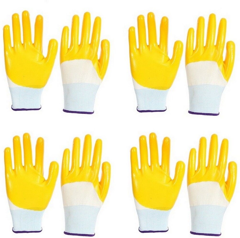 rbgiit Cut-Proof Safety Hand Gloves Nylon and Rubber Coated Hand Gloves for Domestic K2 Hockey Gloves-picture-17