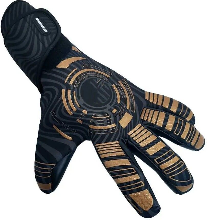 nema Latex Protection Anti Slip Football Goalkeeper Gloves - Black -Size 9 Goalkeeping Gloves-picture-28