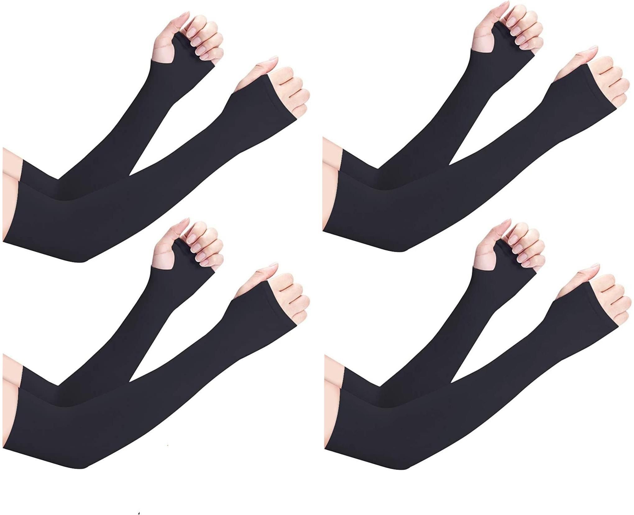 lets slim sports arm sleeves gloves for summers Cycling Gloves-image-15