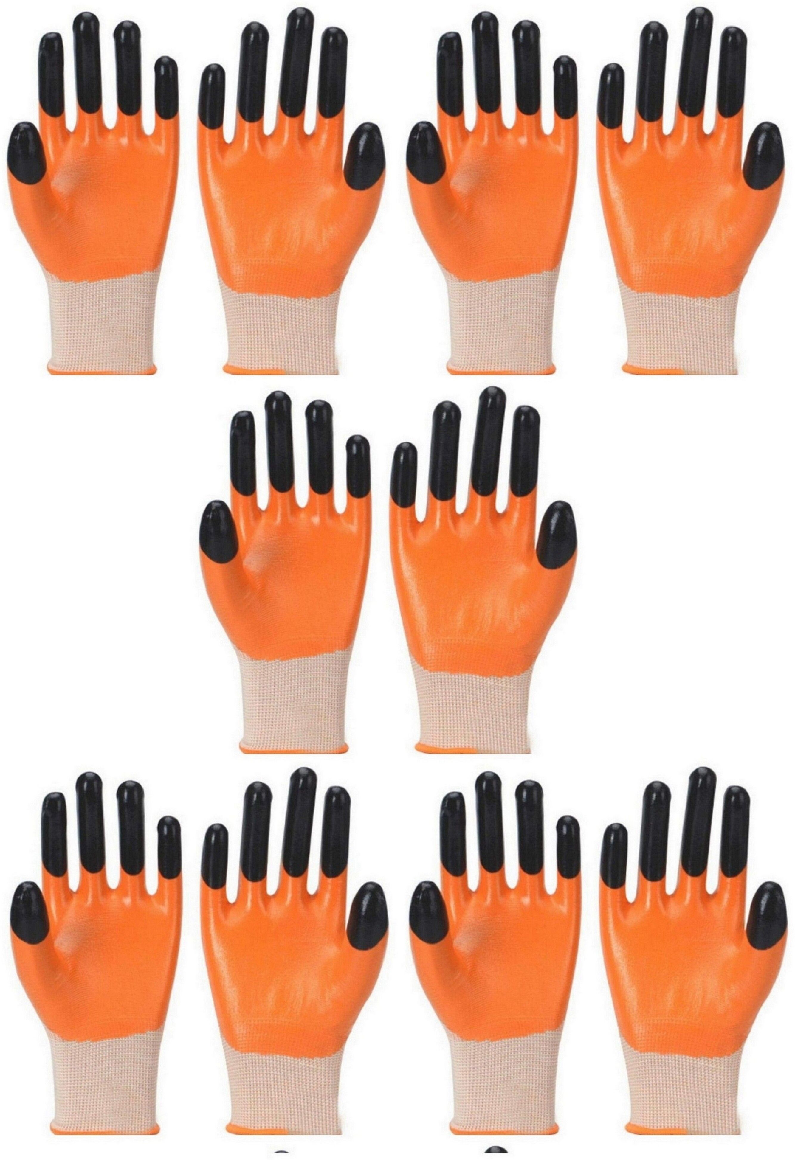 Nitrile Heat Resistant Heavy Nylon Gloves for Finger and Hand Protection Climbing Gloves