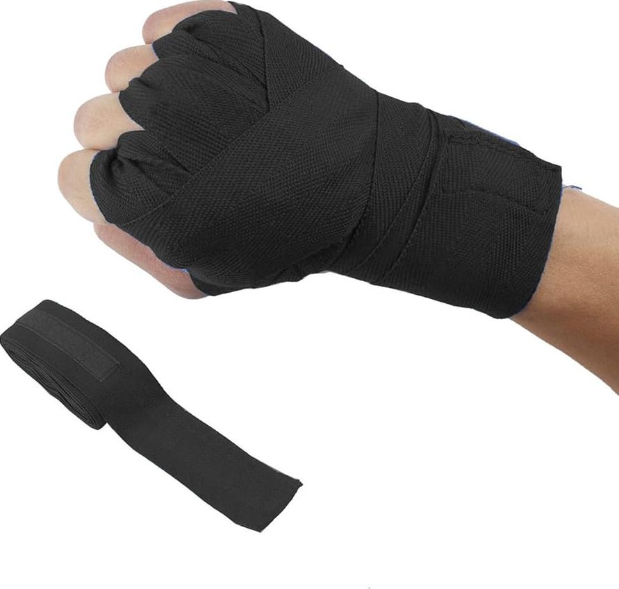 Flexible Boxing & Gym Fitness Tape Gloves, Support Gloves Handwrap Boxing Gloves-image-3