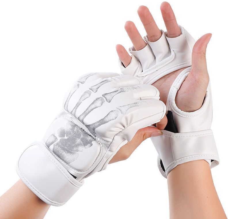 serplex Boxing Gloves for Adults PU MMA Gloves with Wrist Wrap and EVA Foam for Training Boxing Gloves-picture-14