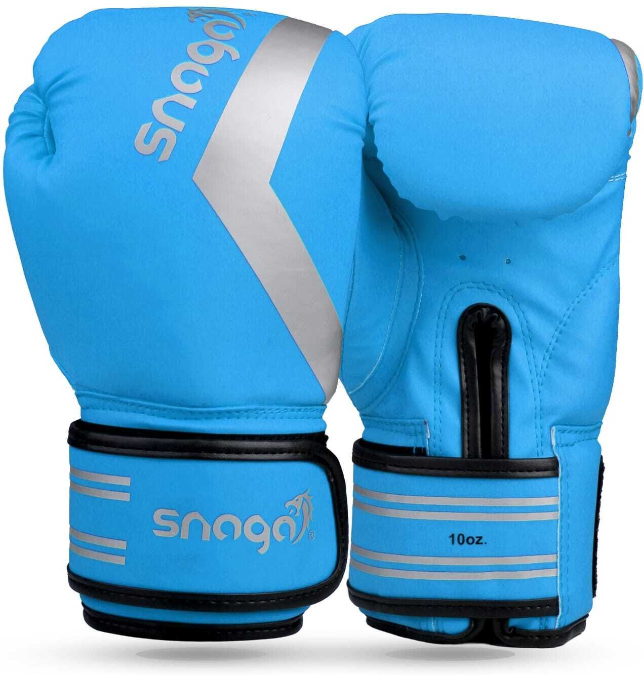 snaga Premium Matt PU Boxing Gloves for Sparring, Boxing, Muay Thai, MMA - 12oz Boxing Gloves-picture-13