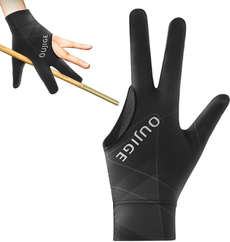 Billiard Glove Left Hand Full Finger Three Finger Snooker Glove Breathable Anti Billiards Bridge Head