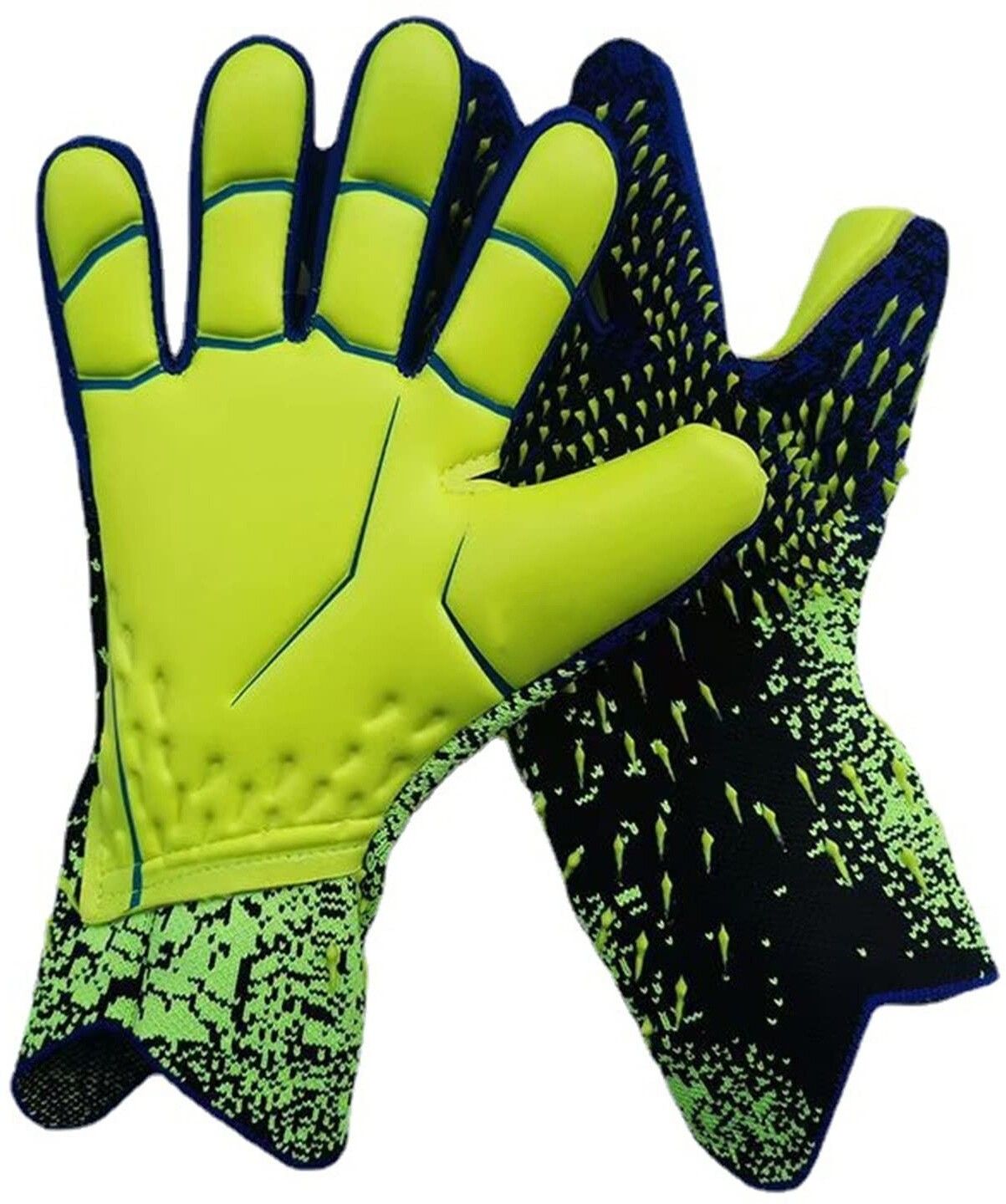 nema Strong Grip Non Slip Wear-Resistant Goalie Gloves - Green - Size 8 Goalkeeping Gloves-picture-8