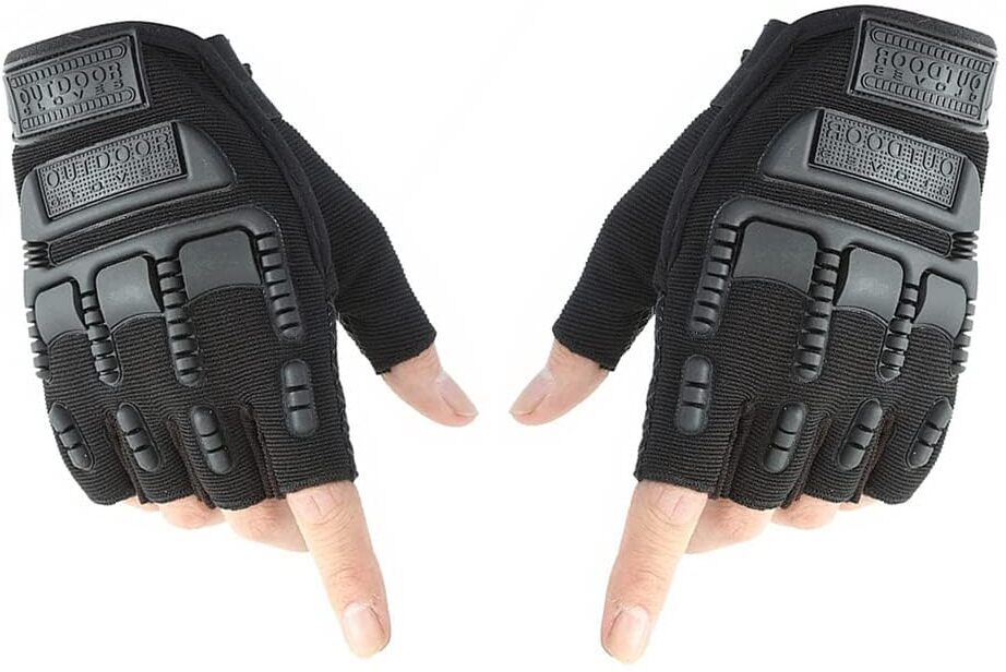 Half Finger Hand Gloves for Bike Riding, Sports, Cycling, Travelling, Camping Gym & Fitness Gloves