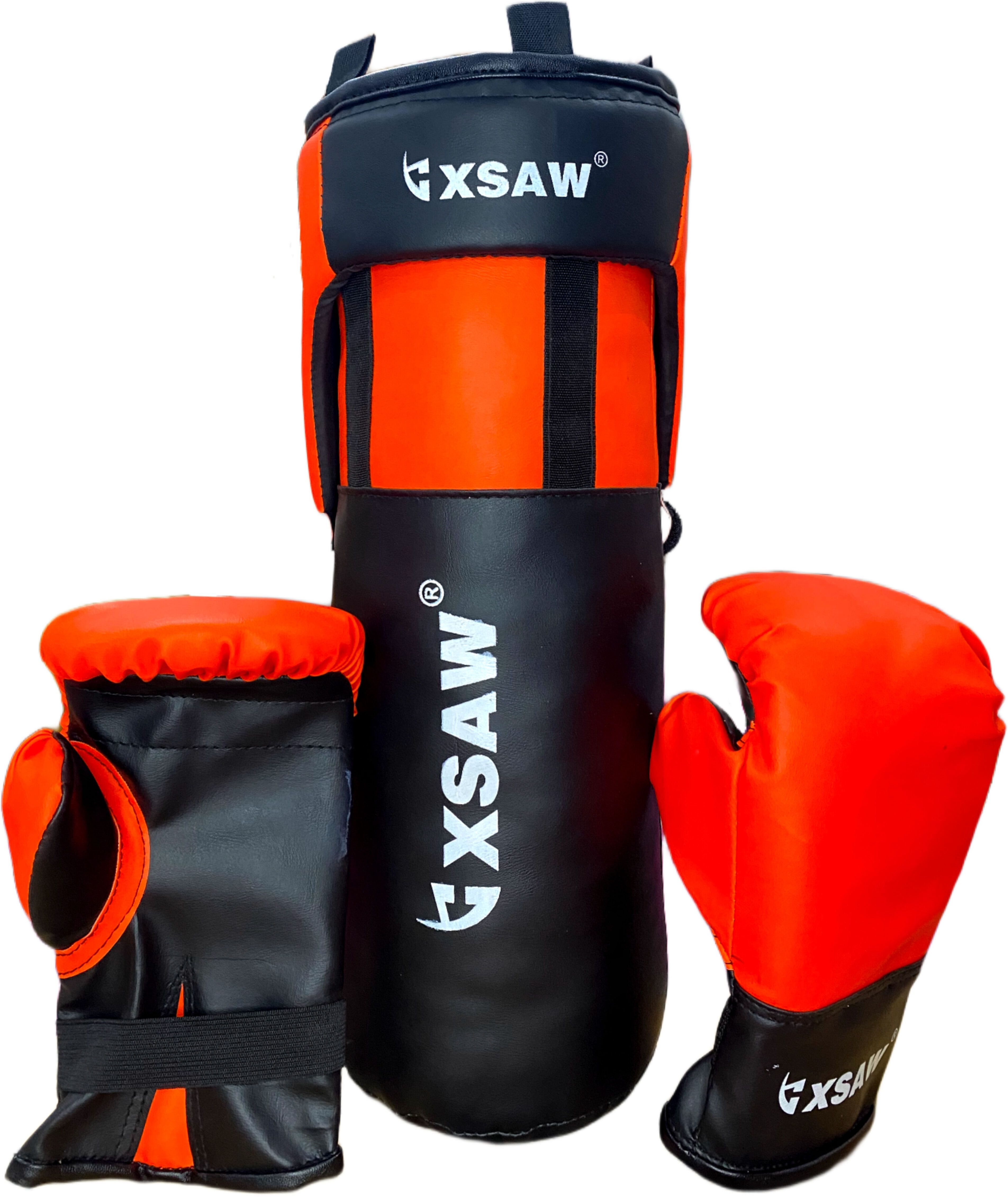 xsaw Punch Filled Kids Boxing Set Suitable For (5 To 12 Years) Children Boxing Kit Boxing Gloves-picture-26