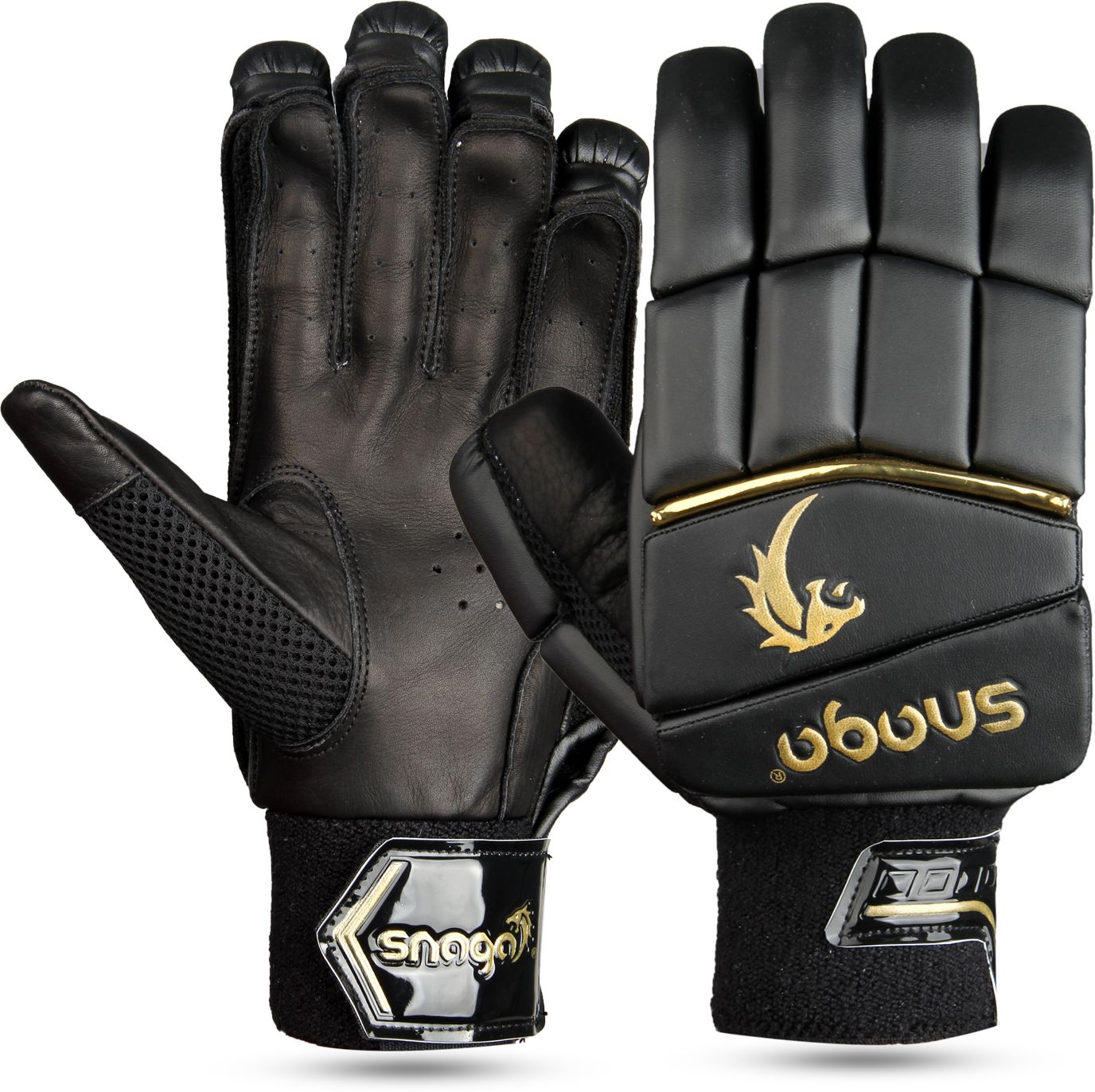 snaga Cricket Batting Gloves Alpha Black Colour for Men Batting Gloves-picture-16