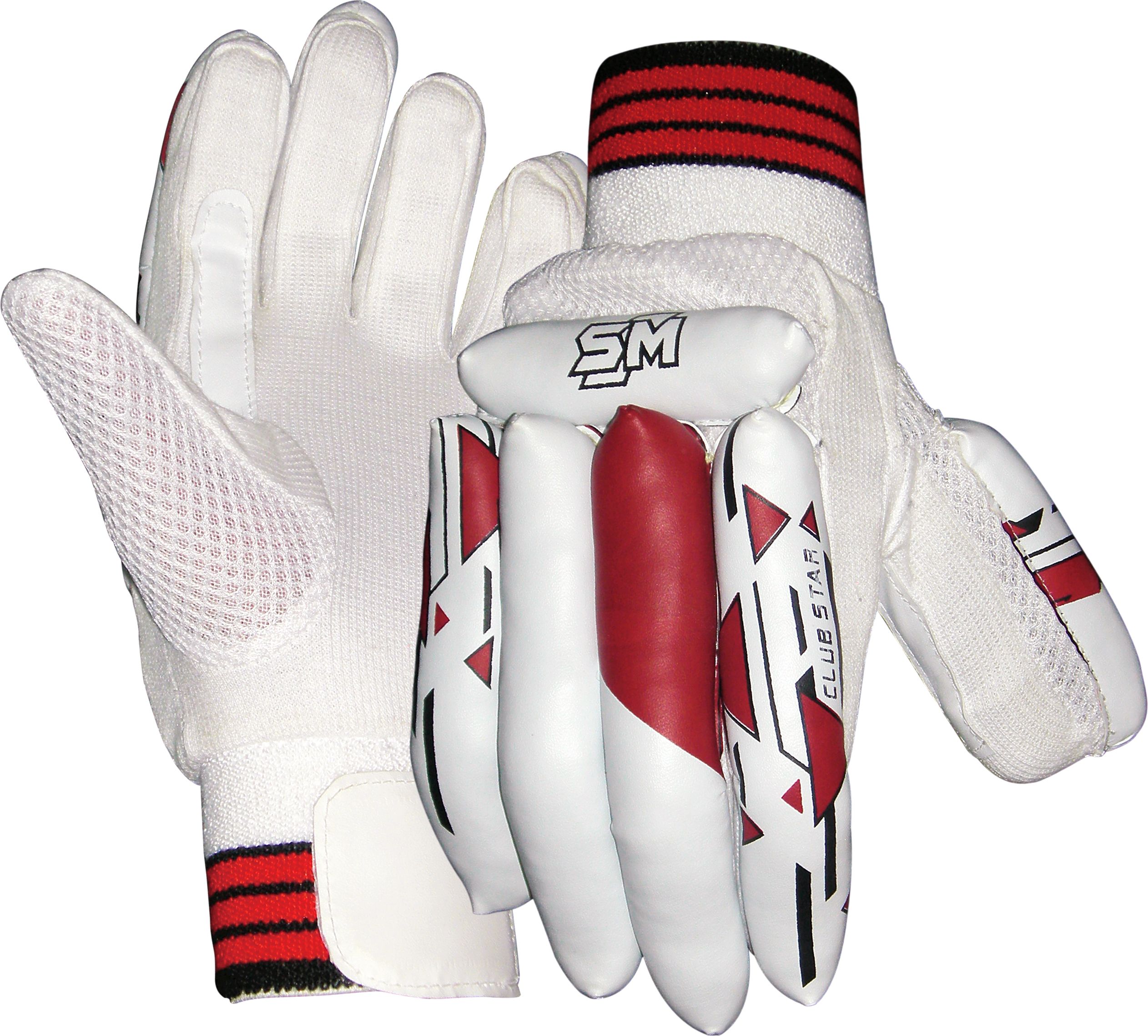 sm Clubstar Right Hand Leather Cricket Batting Gloves-picture-14