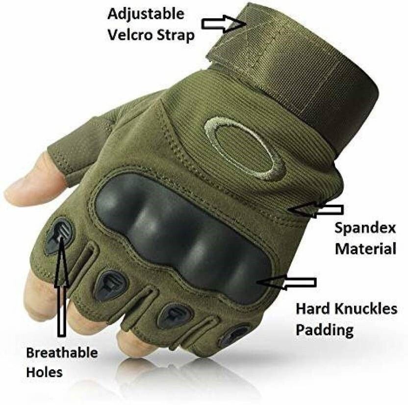 zaysoo Half finger Knuckle Riding Gloves-picture-38