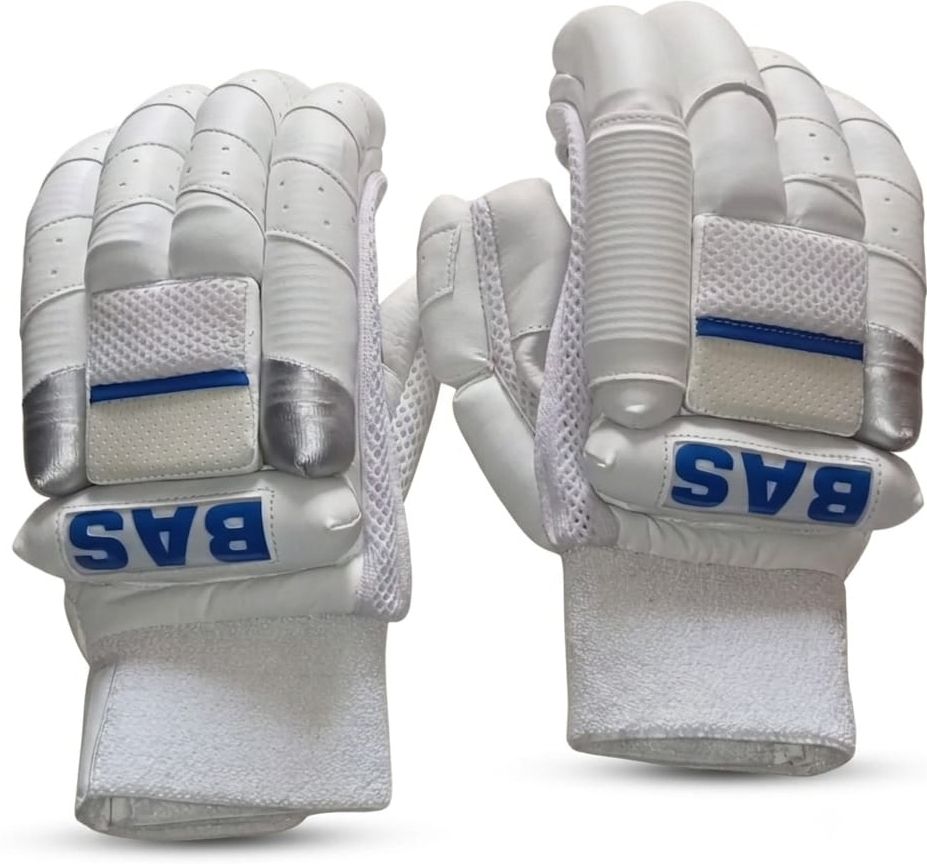 BAS Player Premium Addition Cricket Batting Gloves (White) Batting Gloves-image-36