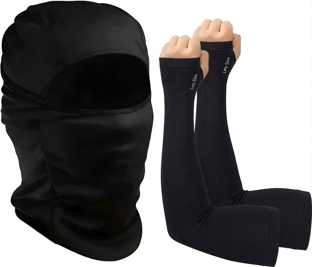 aksmit Ultimate sports combo high performance arm sleeves & balaclava pack Riding Gloves-picture-30