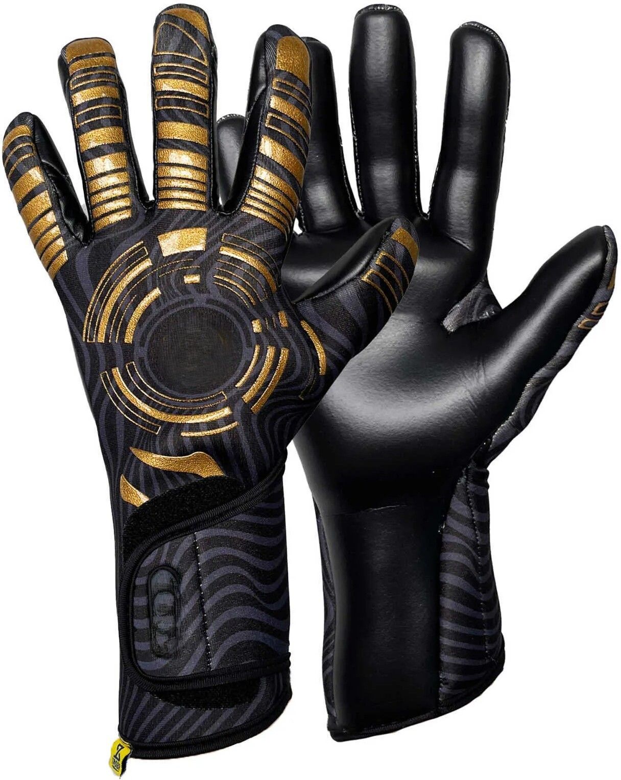 nema Latex Protection Anti Slip Football Goalkeeper Gloves - Black -Size 7 Goalkeeping Gloves-picture-29
