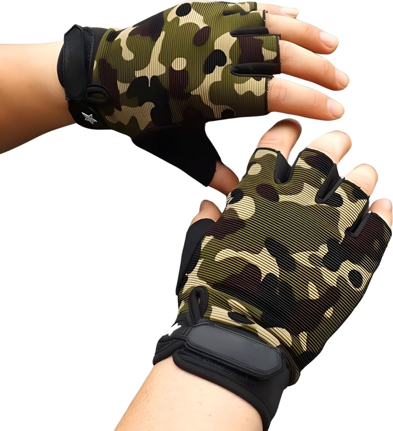 mozfit Kids Fingerless Cycling Gloves Black Half Finger Gloves Kids Half Finger Gloves Riding Gloves-picture-35