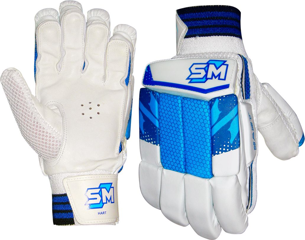 sm Hart Right Hand Boy's Leather Premium Protection & Grip Cricket Batting Gloves-picture-17