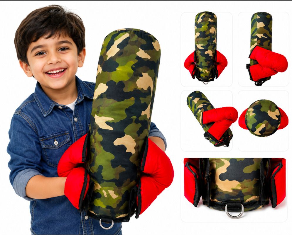gurtoy Kids Boxing Punching Bag with Boxing Gloves Set Boxing Gloves-picture-18