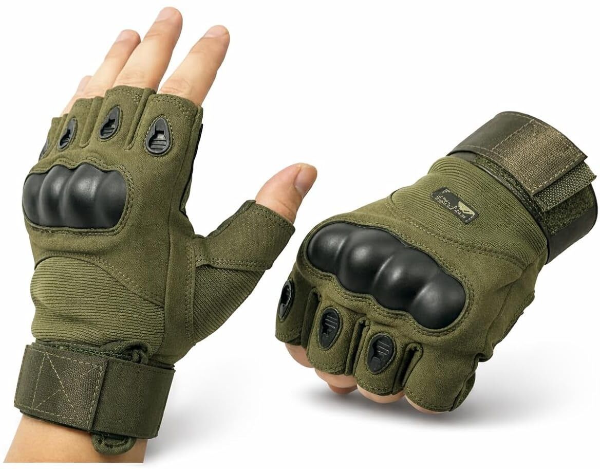 Gloves for Men Bike Riding Half Finger Boxing Gloves-image-37