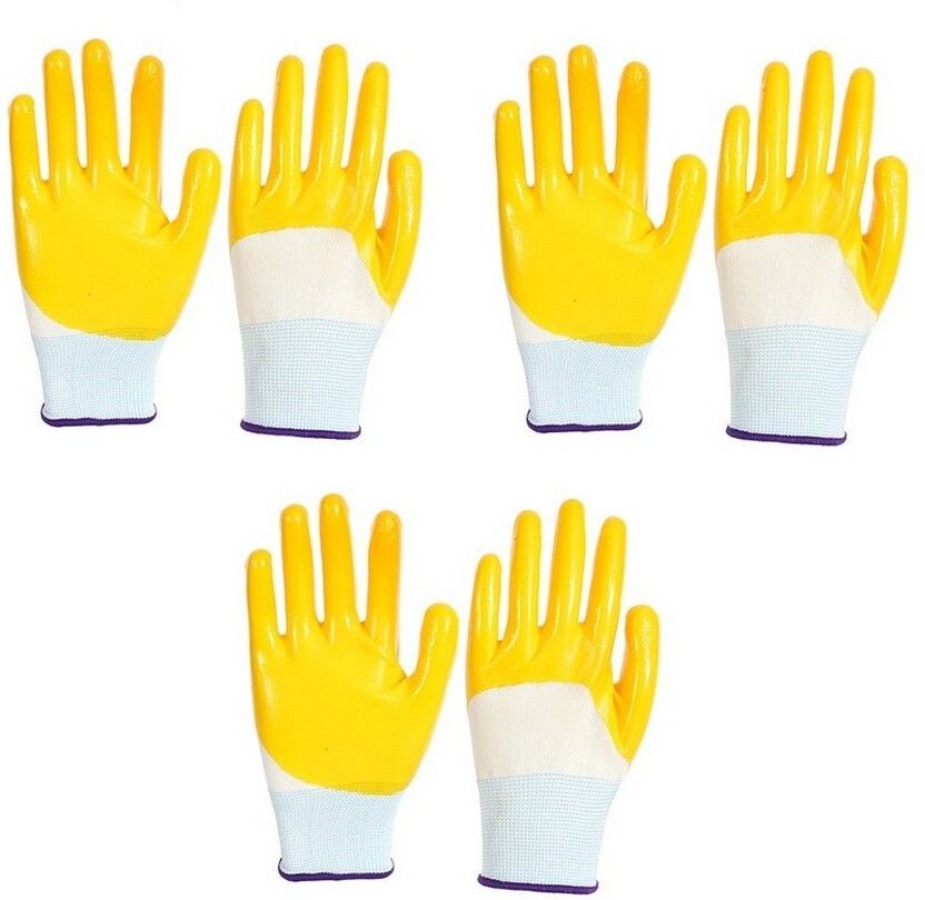 rbgiit Nylon Nitrile Coated Industrial Safety Hand Gloves Heat Resistant for Women K1 Hockey Gloves-picture-13