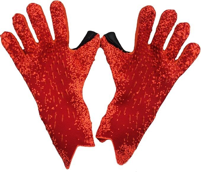 nema Non Slip Wear-Resistant Goalie Gloves - Red and Orange - Size 7 Goalkeeping Gloves-picture-38